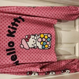Hello Kitty Pink Polka Dot Long Sleeve Shirt